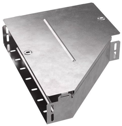 Переходник левый для лотка с крышкой Промрукав Стандарт 400х200х80 фото Переходник левый для лотка с крышкой Промрукав Стандарт 400х200х80 картинка